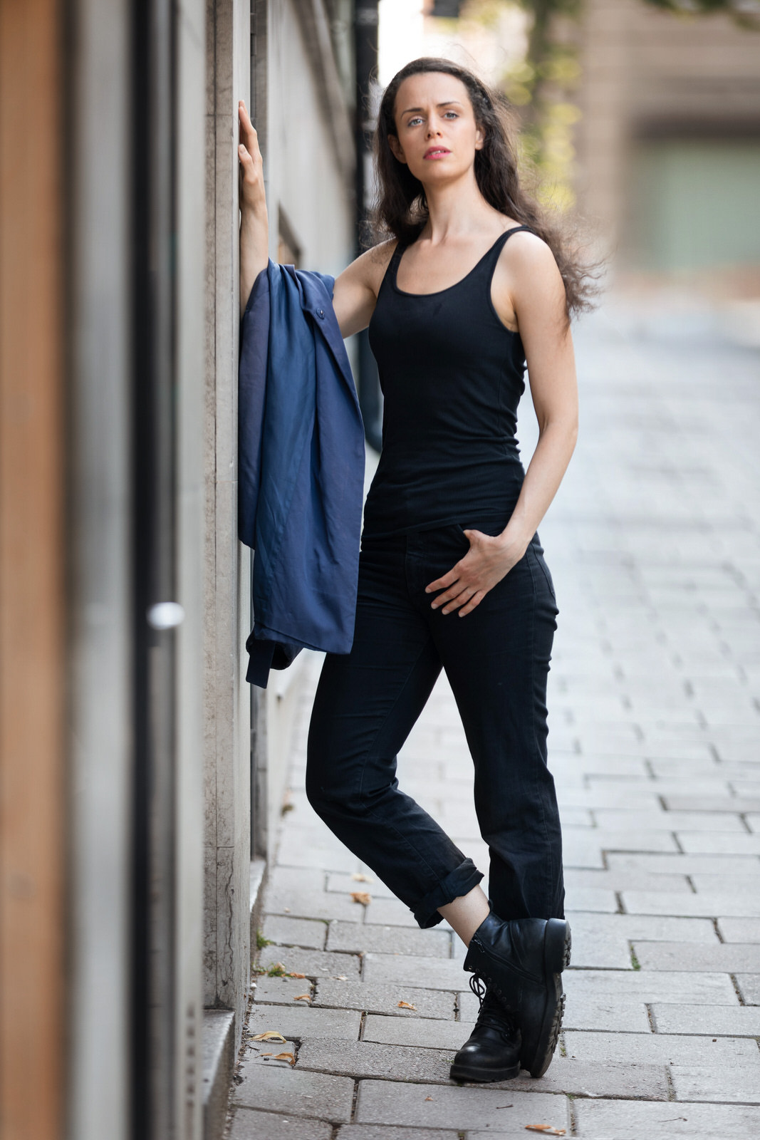 Full body shot of Swedish Actress Cecilia Säverman